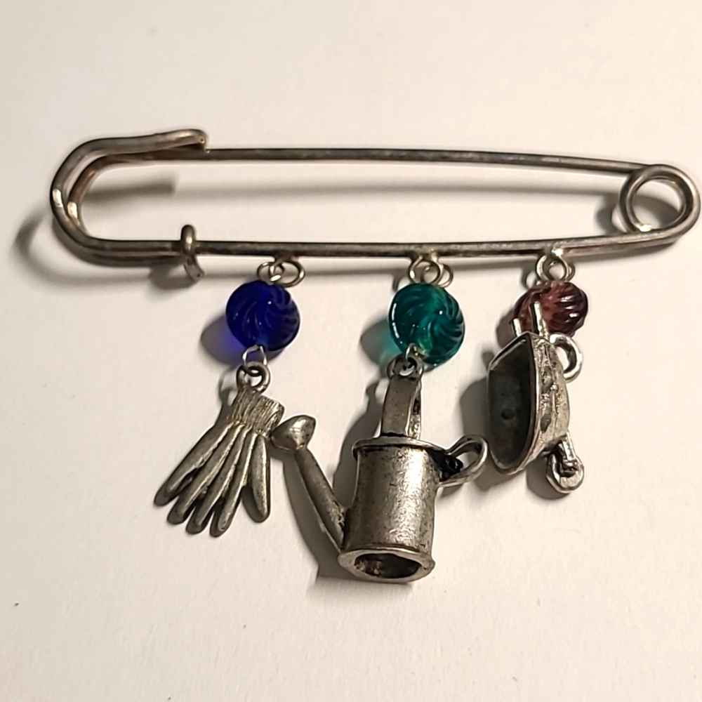 Vintage Pin - Gardening